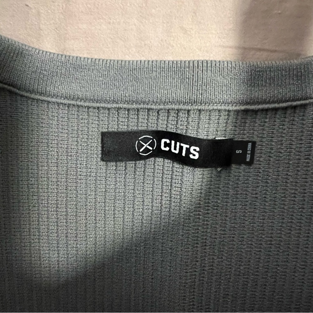 Cuts Core Reflex Ribbed Tank Top Sage Size Small nwot - Picture 2 of 6